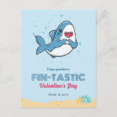 Carte de la Saint-Valentin requin pour enfants (Devant)