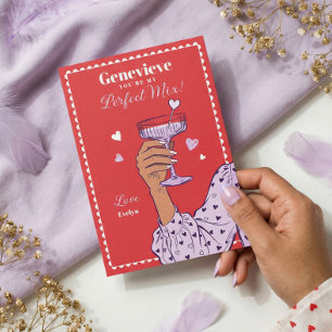 Carte de la Saint-Valentin Retro You’re My Perfect