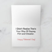 Carte de la Saint-Valentin Romanceholic (Intérieur)