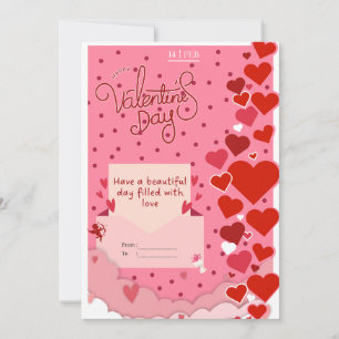 Carte de la Saint-Valentin romantique