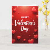 Carte de la Saint-Valentin Romantique (Fleur jaune)