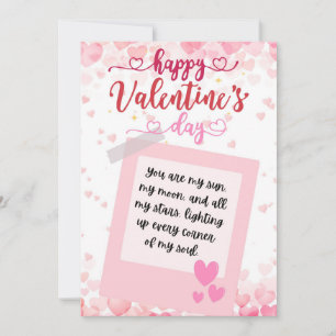 Carte de la Saint-Valentin Romantique et Audacieus
