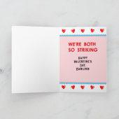 Carte de la Saint-Valentin romantique et drôle (Intérieur)