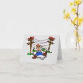 Carte de la Saint-Valentin romantique et drôle pou (Fleur jaune)