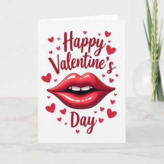 Carte de la Saint-Valentin Romantique Moderne (Devant)
