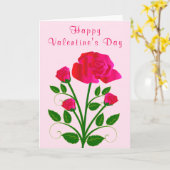 Carte de la Saint-Valentin Rose (Fleur jaune)