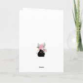 Carte de la Saint Valentin rose mignonne (Dos)