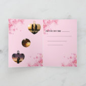 Carte de la Saint-Valentin Rose Rouge Romantique A (Intérieur)