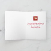 Carte de la Saint-Valentin Roses Rouges - Pour que (Intérieur)
