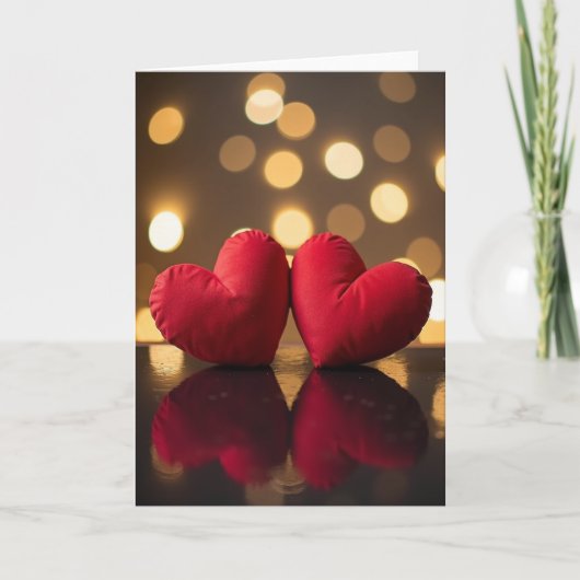 Carte de la Saint-Valentin rouge (Devant)