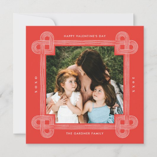 Carte de la Saint-Valentin - Rouge (Devant)