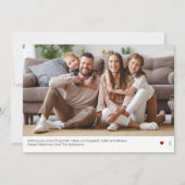 Carte de la Saint-Valentin Rouge moderne ultra min (Devant)