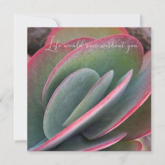 Carte de la Saint-Valentin sans toi