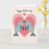 Carte de la Saint-Valentin scellée avec amour (Fleur jaune)