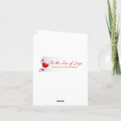 Carte de la Saint-Valentin Schnauzer (Dos)