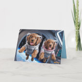 Carte de la Saint-Valentin Setter Irlandais (Dos)