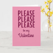 Carte de la Saint-Valentin S'il Vous Plaît (Fleur jaune)