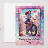 Carte de la Saint-Valentin Simple Hearts (Devant / Derrière)
