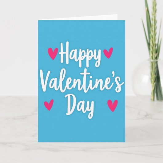 Carte de la Saint-Valentin Simple Hearts (Devant)