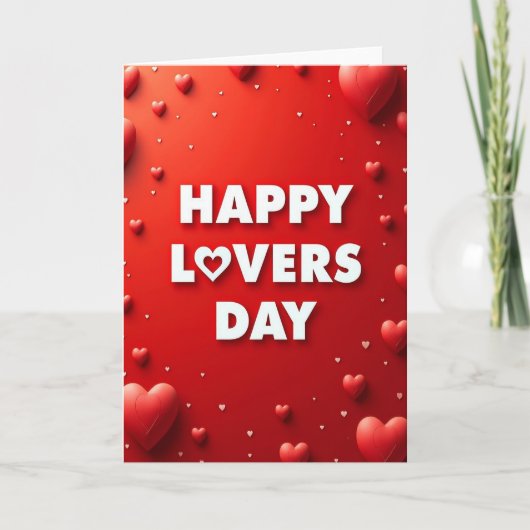 Carte de la Saint-Valentin sincère (Devant)