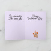 Carte de la Saint-Valentin : Singe sur Vous (Intérieur)