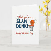 Carte de la Saint-Valentin Slam Dunk (Fleur jaune)