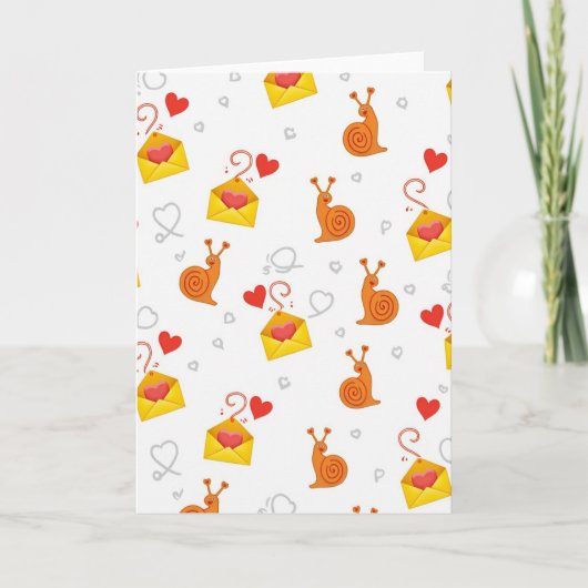 Carte de la Saint-Valentin Snail Mail (Devant)