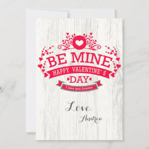 Carte de la Saint-Valentin Sois Mienne