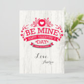 Carte de la Saint-Valentin Sois Mienne (Debout devant)