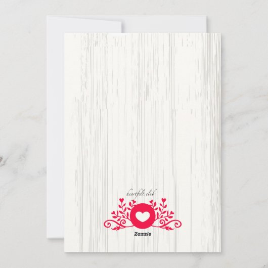 Carte de la Saint-Valentin Sois Mienne (Dos)