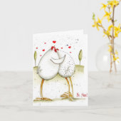 Carte de la Saint-Valentin - Sois mienne ! (Fleur jaune)