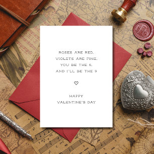Carte de la Saint-Valentin soixante-neuf coquine p