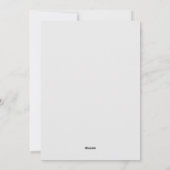Carte de la Saint-Valentin spéciale « Cœur minimal (Dos)