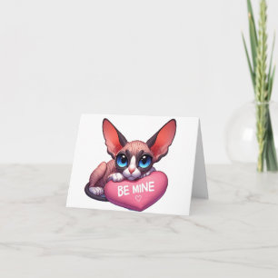 Carte de la Saint-Valentin Sphynx