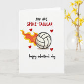 Carte de la Saint-Valentin Spiketacular (Fleur jaune)