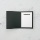 Carte de la Saint-Valentin squelette gothique cool (Intérieur)