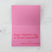 Carte de la Saint-Valentin sur le thème de l'éléph (Intérieur)