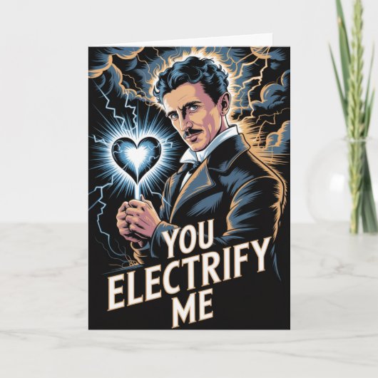 Carte de la Saint-Valentin sur l'électricité de Ni (Devant)