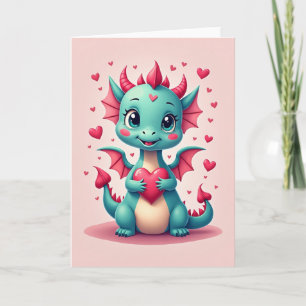 Carte de la Saint-Valentin Sweet Dragon