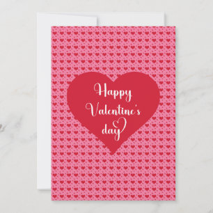 Carte de la Saint-Valentin Sweetheart Hearts Happy