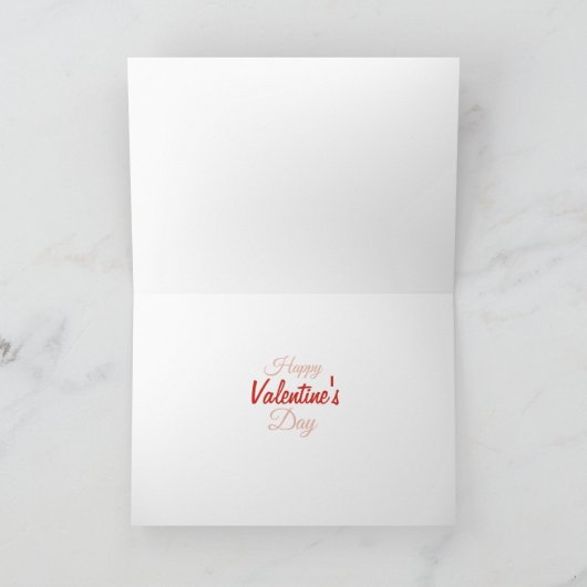 Carte de la Saint-Valentin teckel (Intérieur)