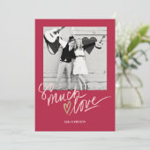 Carte de la Saint-Valentin Tellement d'amour (Debout devant)