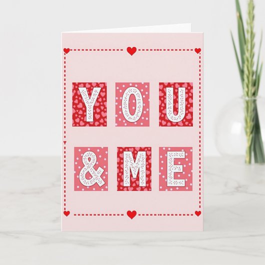 Carte de la Saint-Valentin Toi et Moi (Devant)