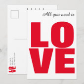 Carte de la Saint-Valentin Tout Ce Dont Vous Avez (Devant / Derrière)