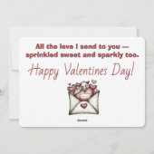 Carte de la Saint-Valentin Tout l'amour (Dos)