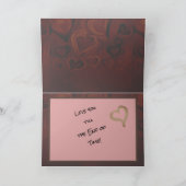 Carte de la Saint-Valentin Triceratops Câlins (Intérieur)