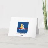 Carte de la Saint-Valentin tropicale pour chiens B (Dos)