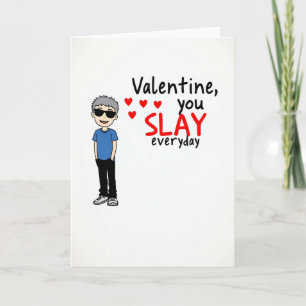 Carte de la Saint-Valentin Tu Détruis Chaque Jour