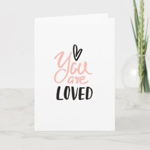 Carte de la Saint-Valentin Tu es aimé