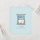 Carte de la Saint-Valentin Tweet Heart Bird (Devant/Arrière en situation)